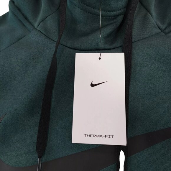 Nike Therma-Fit Men's Big Swoosh 2 Piece Sweatsuit Tracksuit Outfit Size L NWT - Picture 12 of 14
